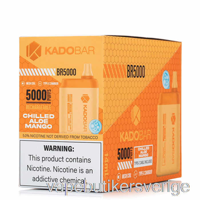 Vape Sverige [5-pack] Kado Bar Br5000 Engångs